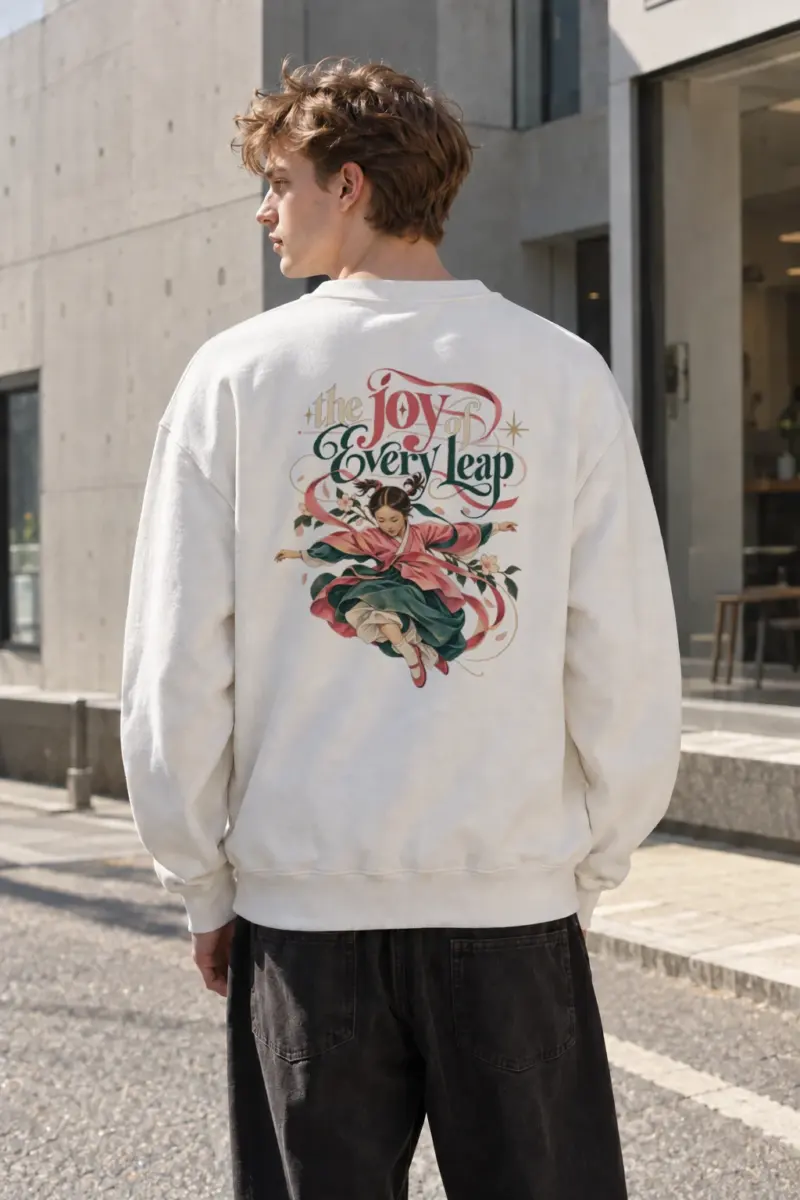 "Joy of Every Leap" Heavy Blend Unisex Crewneck Sweatshirt | Gildan 18000