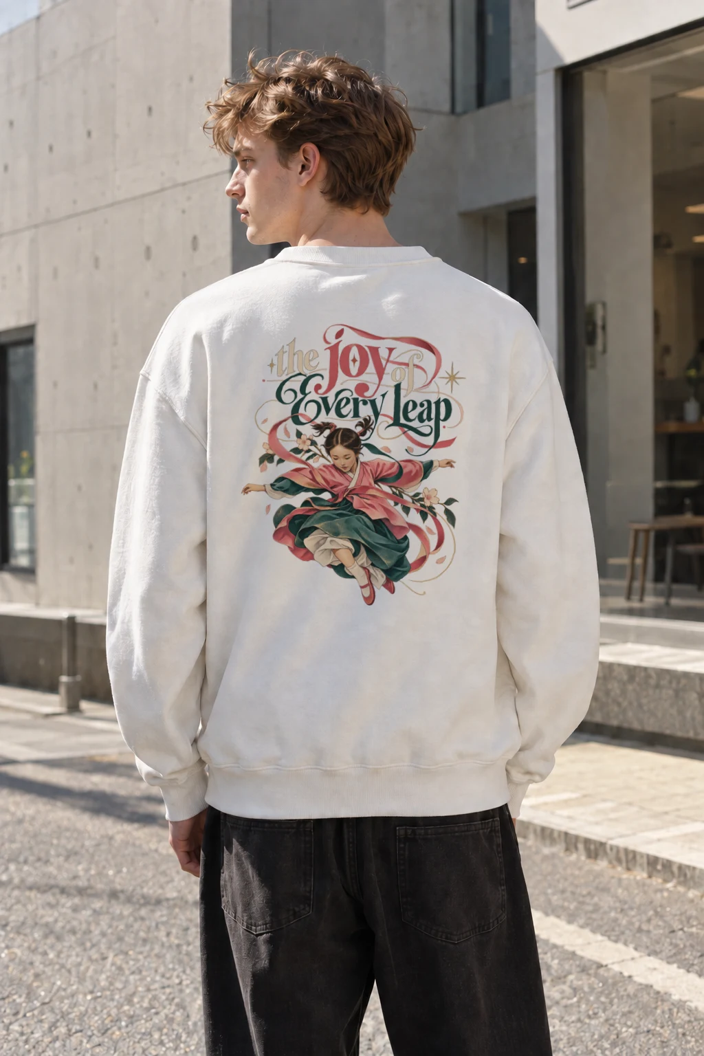 "Joy of Every Leap" Heavy Blend Unisex Crewneck Sweatshirt | Gildan 18000