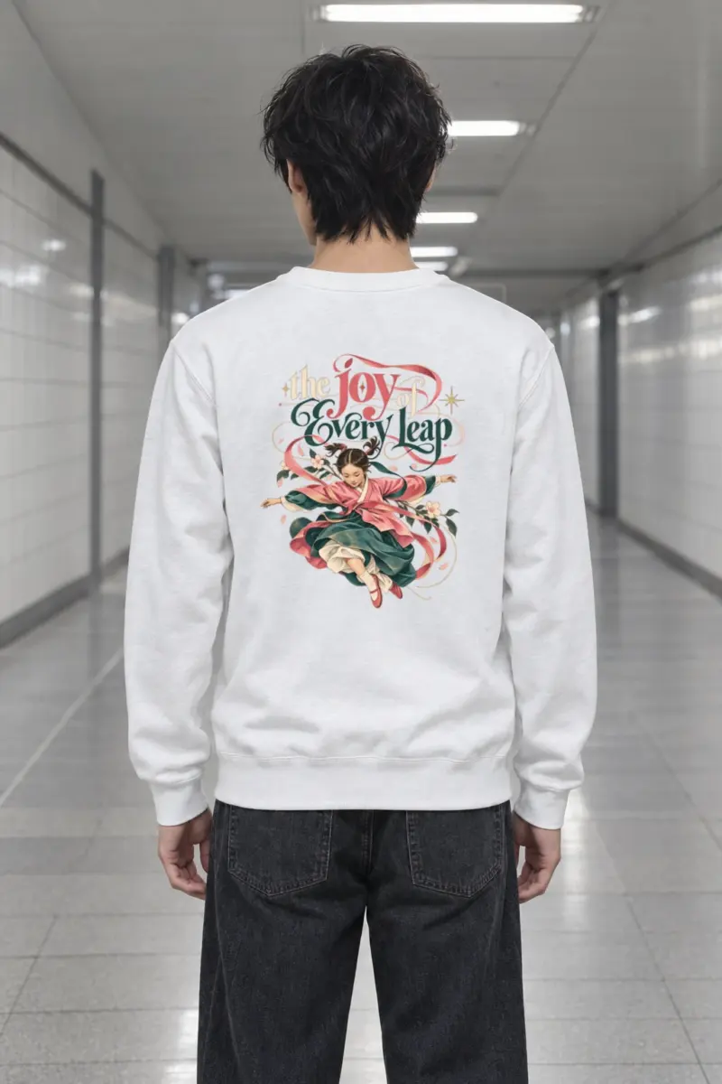 "Joy of Every Leap" Heavy Blend Unisex Crewneck Sweatshirt