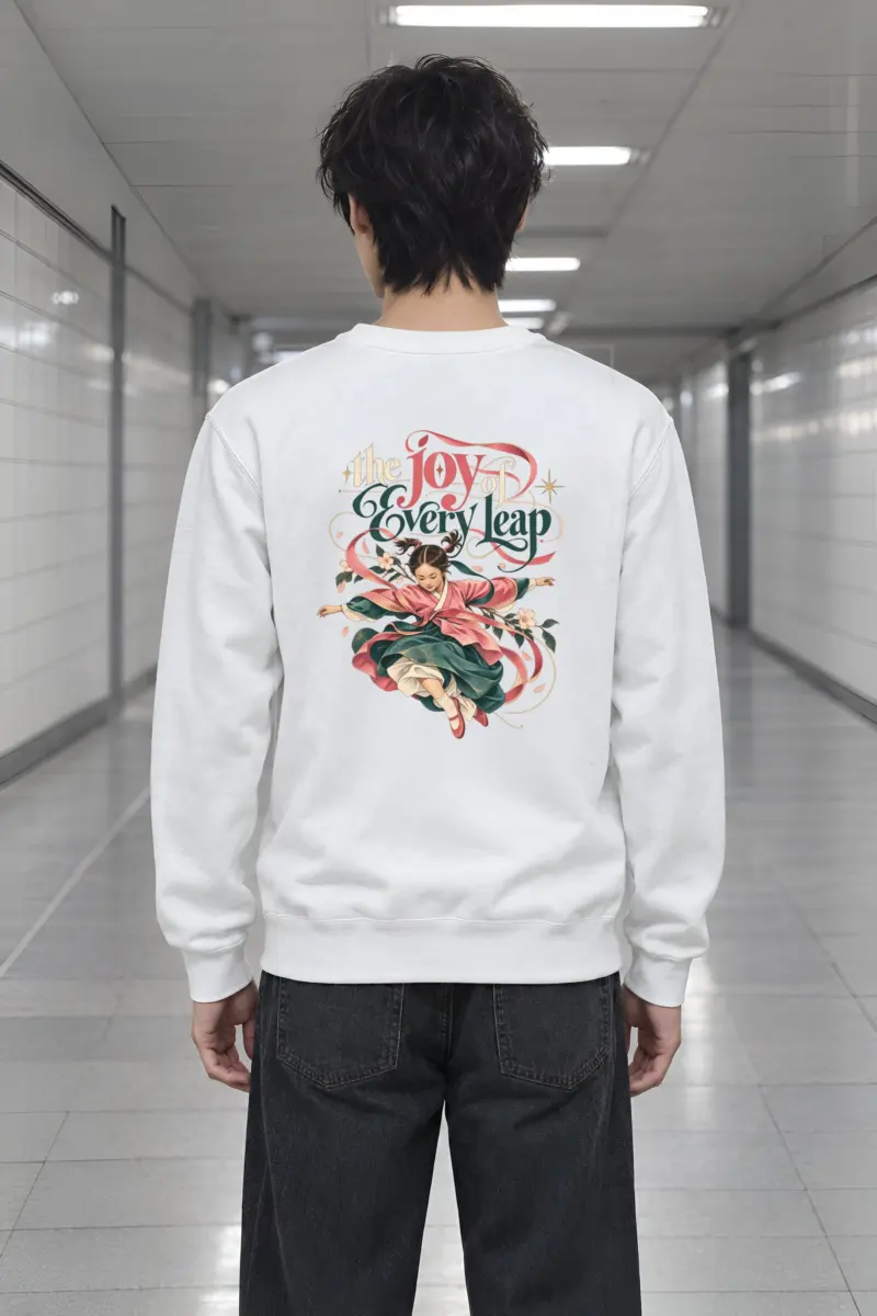 "Joy of Every Leap" Heavy Blend Unisex Crewneck Sweatshirt