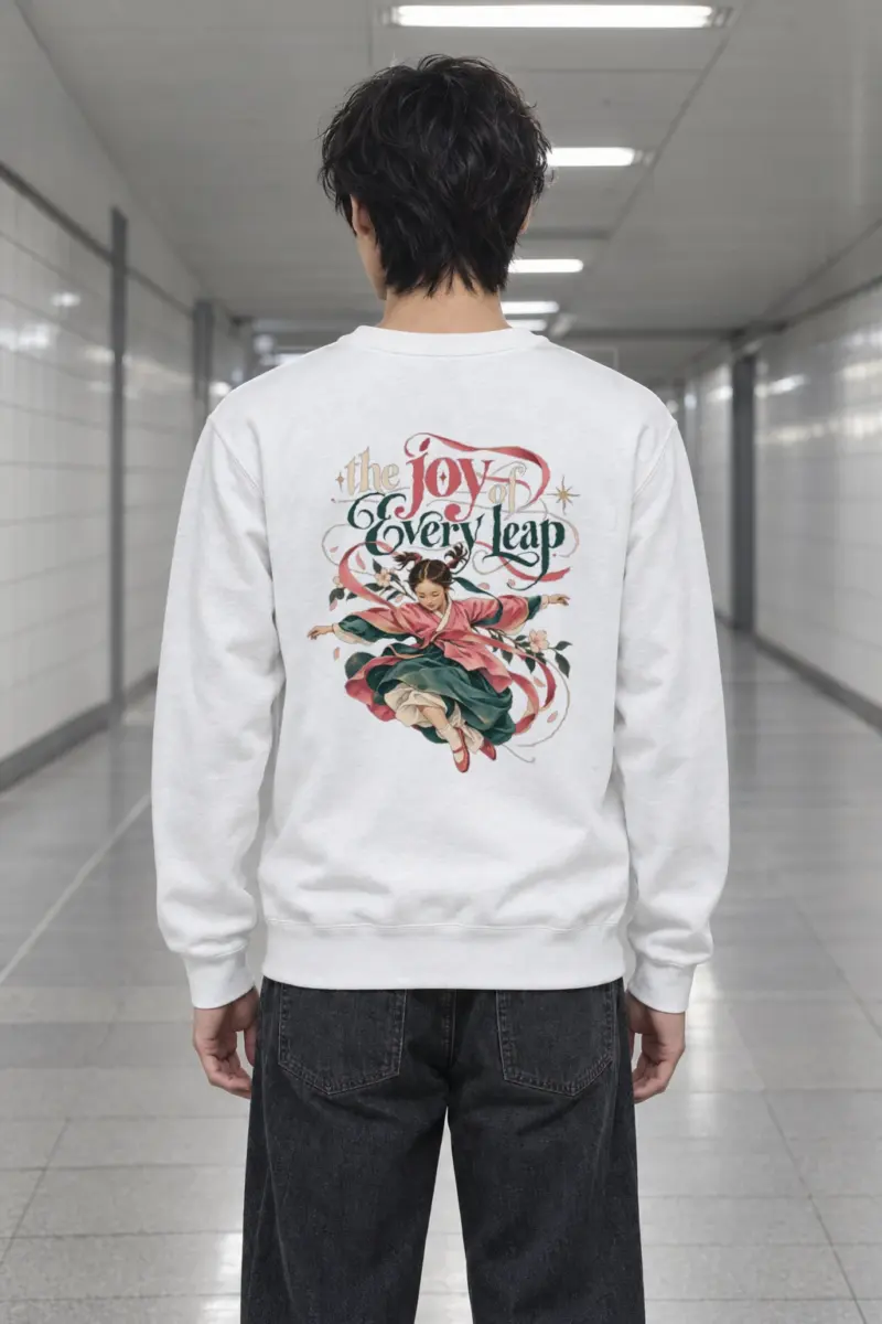 "Joy of Every Leap" Heavy Blend Unisex Crewneck Sweatshirt