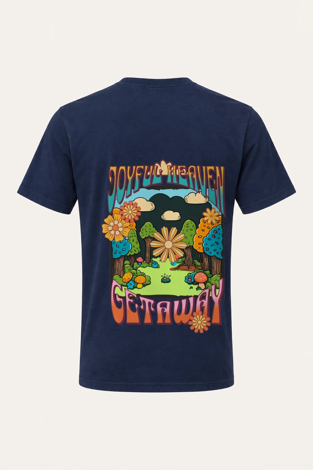 "Joyful Gathering" Heavyweight Unisex Crewneck T-shirt | Gildan 5000