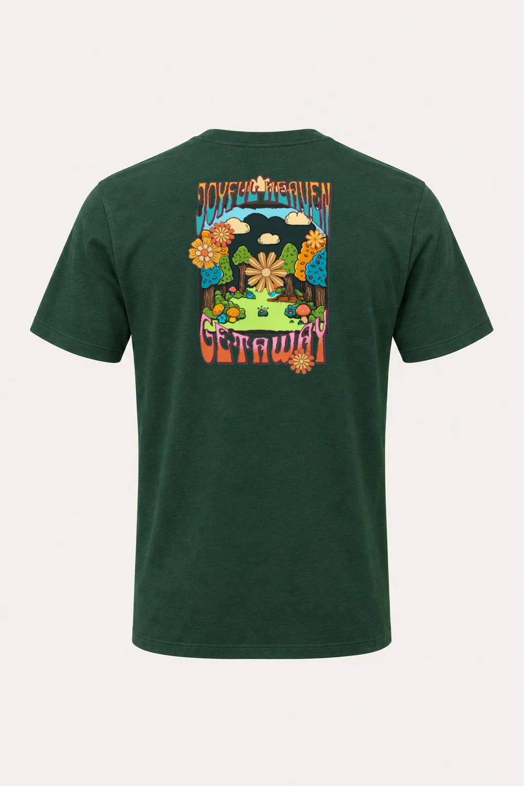 "Joyful Gathering" Heavyweight Unisex Crewneck T-shirt | Gildan 5000