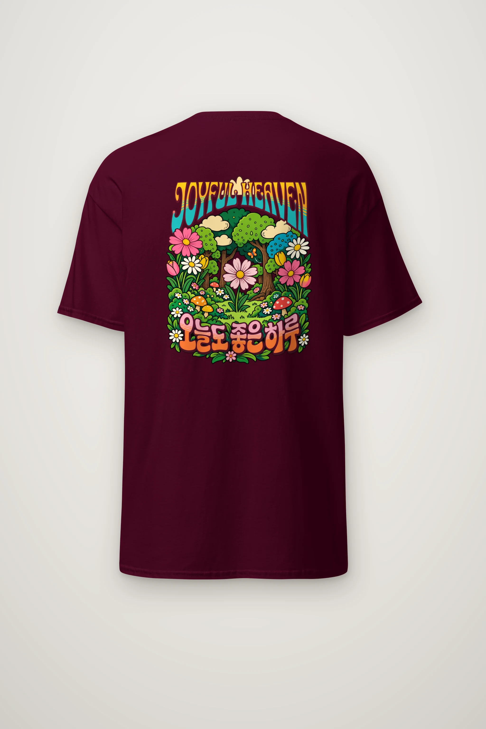 "Joyful Heaven" Heavyweight Unisex Crewneck T-shirt
