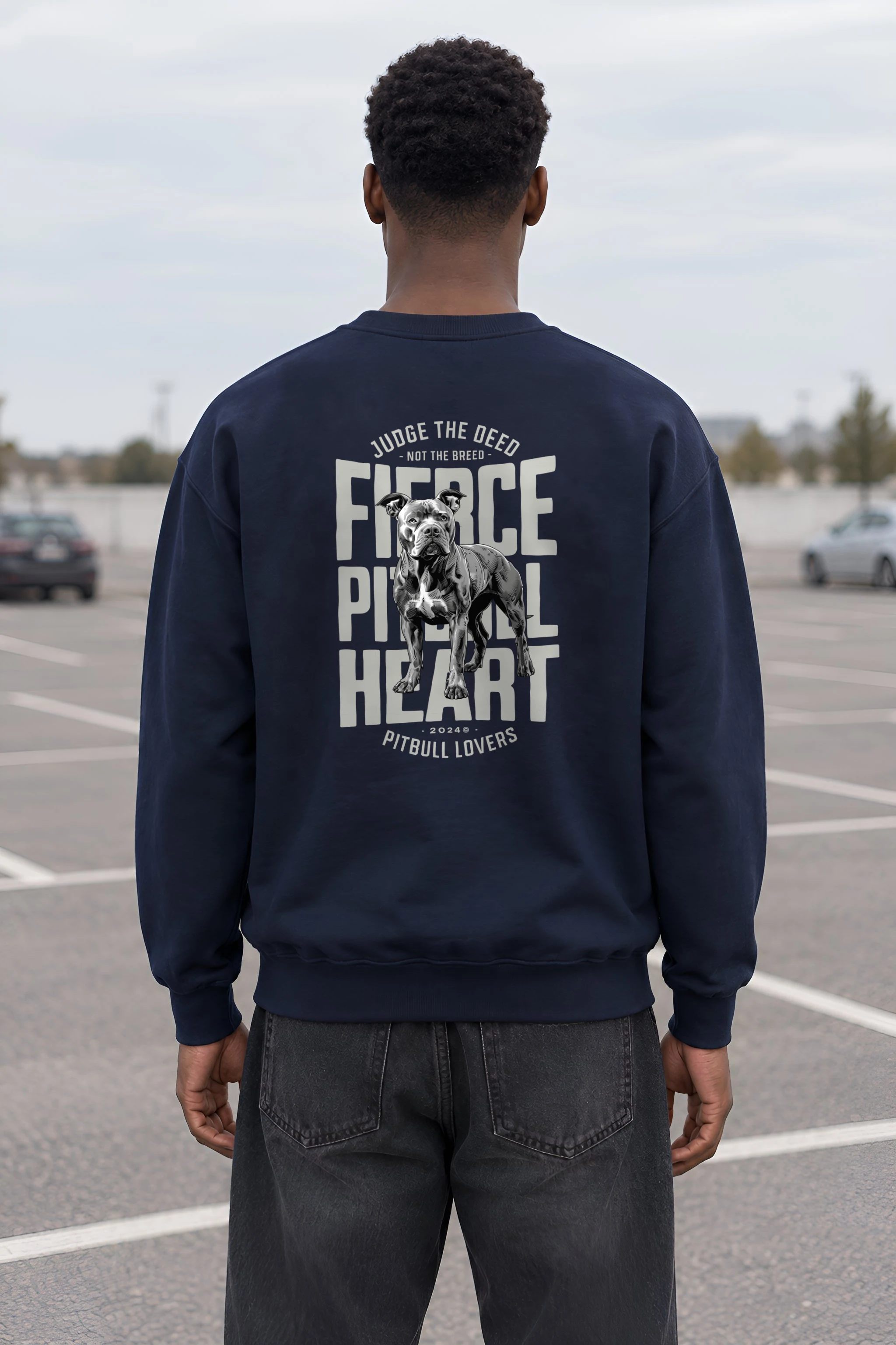 "Judge The Deed" 1 Crewneck Sweatshirt