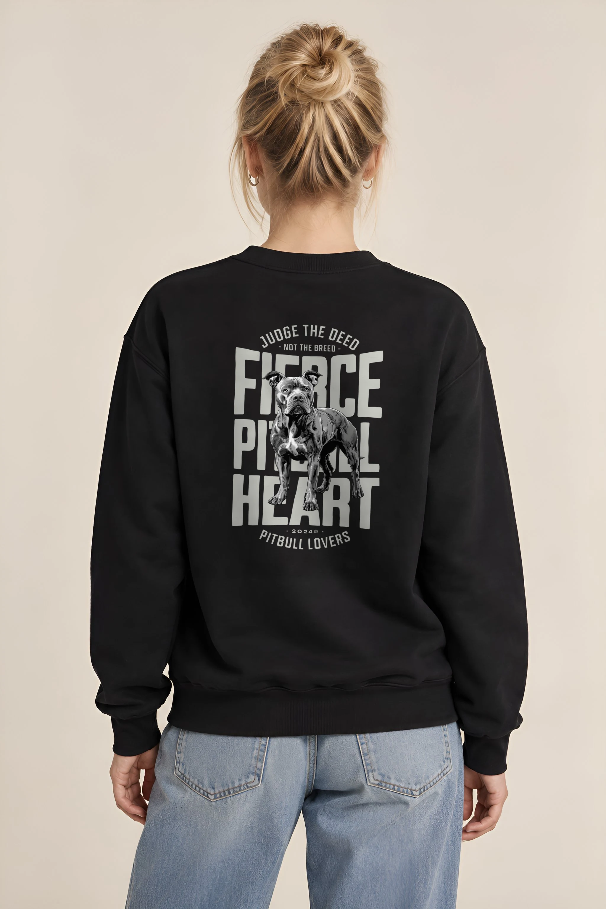 "Judge The Deed" 1 Crewneck Sweatshirt