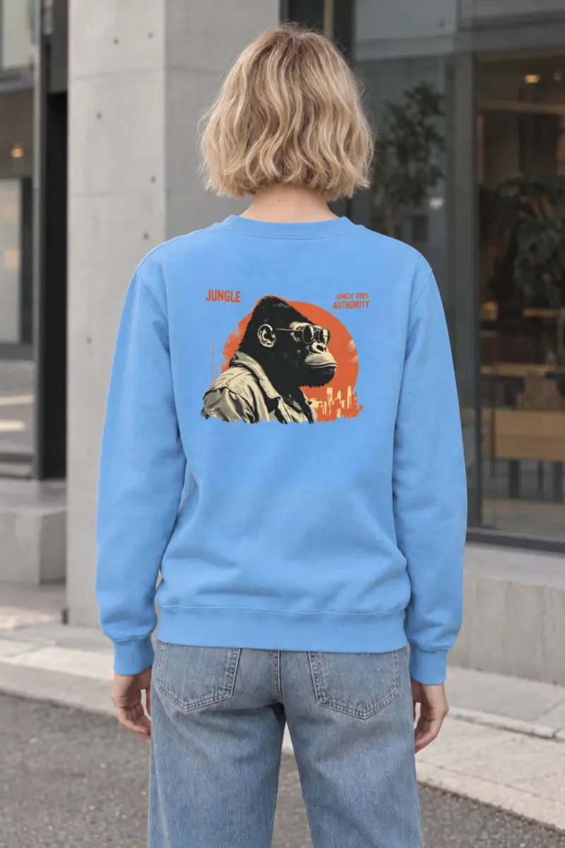 "Jungle Vibes Authority" Heavy Blend Unisex Crewneck Sweatshirt