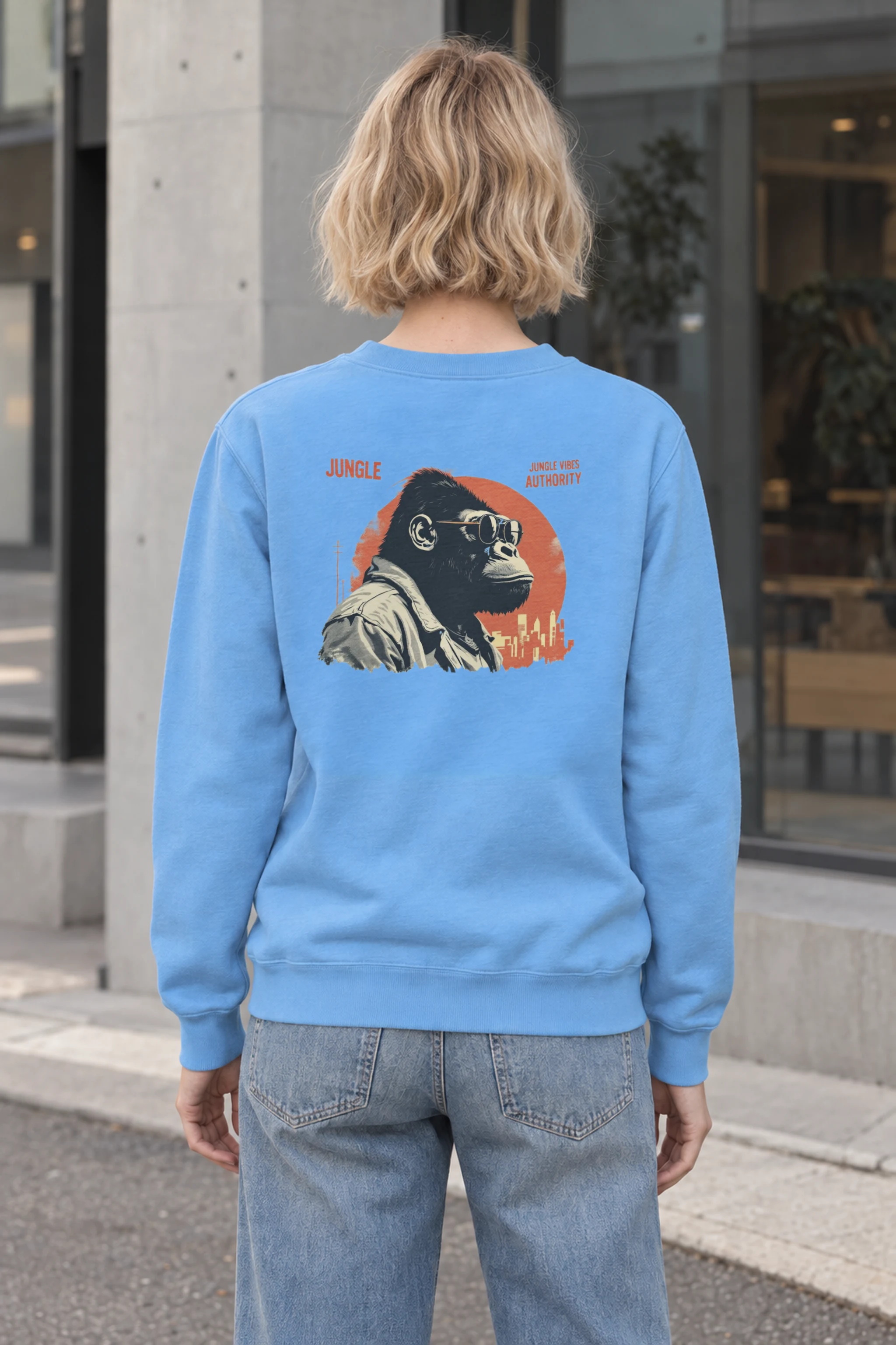 "Jungle Vibes Authority" Heavy Blend Unisex Crewneck Sweatshirt