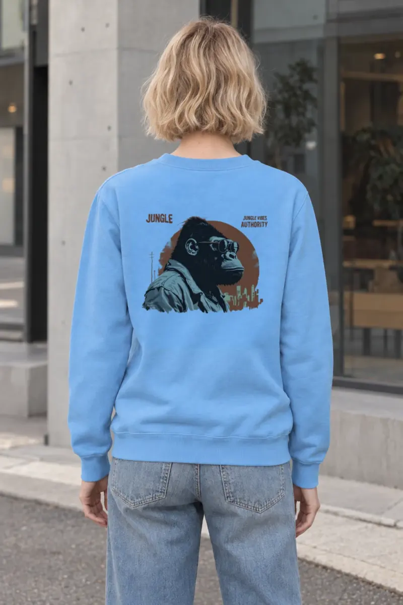 "Jungle Vibes Authority" Heavy Blend Unisex Crewneck Sweatshirt