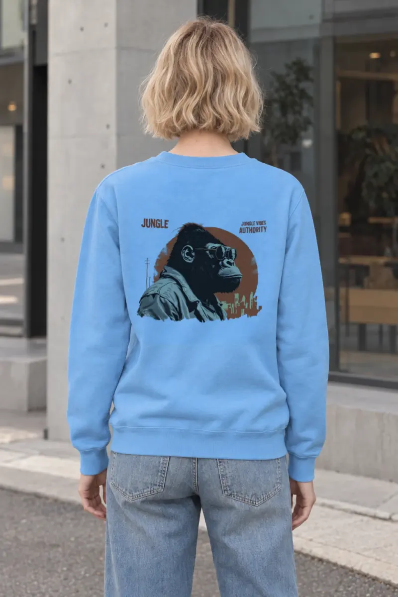 "Jungle Vibes Authority" Heavy Blend Unisex Crewneck Sweatshirt