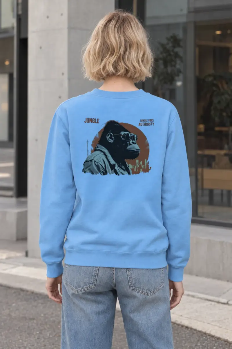 "Jungle Vibes Authority" Heavy Blend Unisex Crewneck Sweatshirt