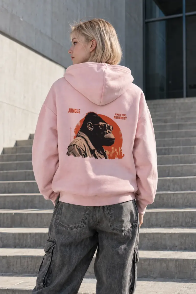 "Jungle Vibes Authority" Heavy Blend Unisex Pullover Hoodie | Gildan 18500