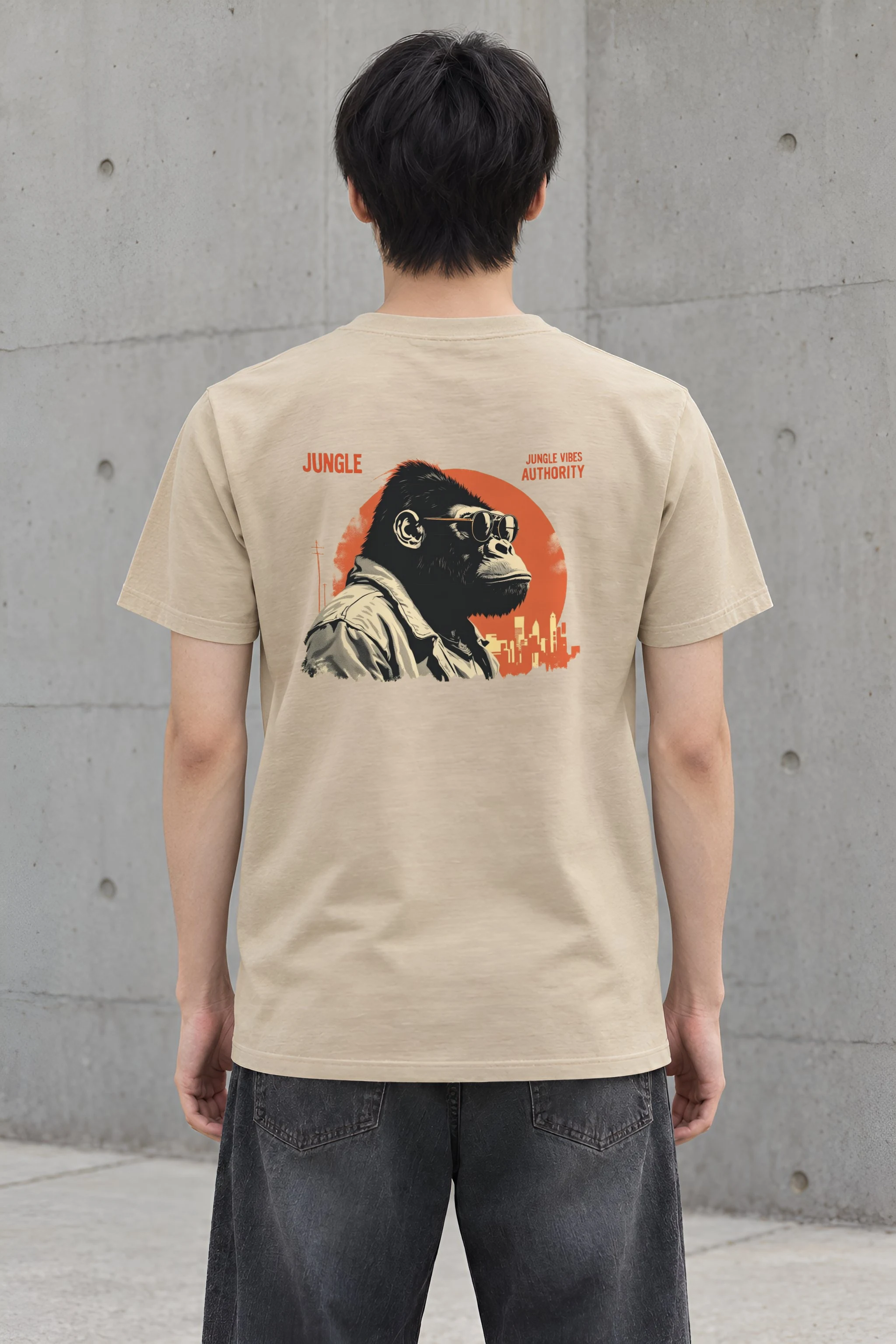 "Jungle Vibes Authority" Heavyweight Unisex Crewneck T-shirt