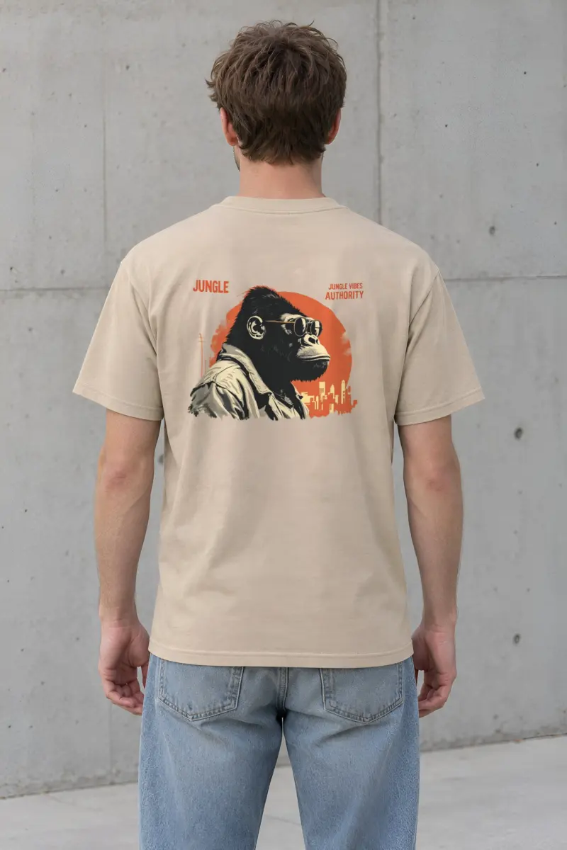 "Jungle Vibes Authority" Heavyweight Unisex Crewneck T-shirt