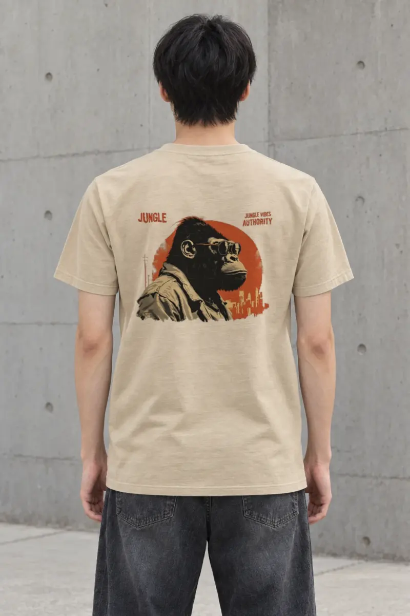 "Jungle Vibes Authority" Heavyweight Unisex Crewneck T-shirt