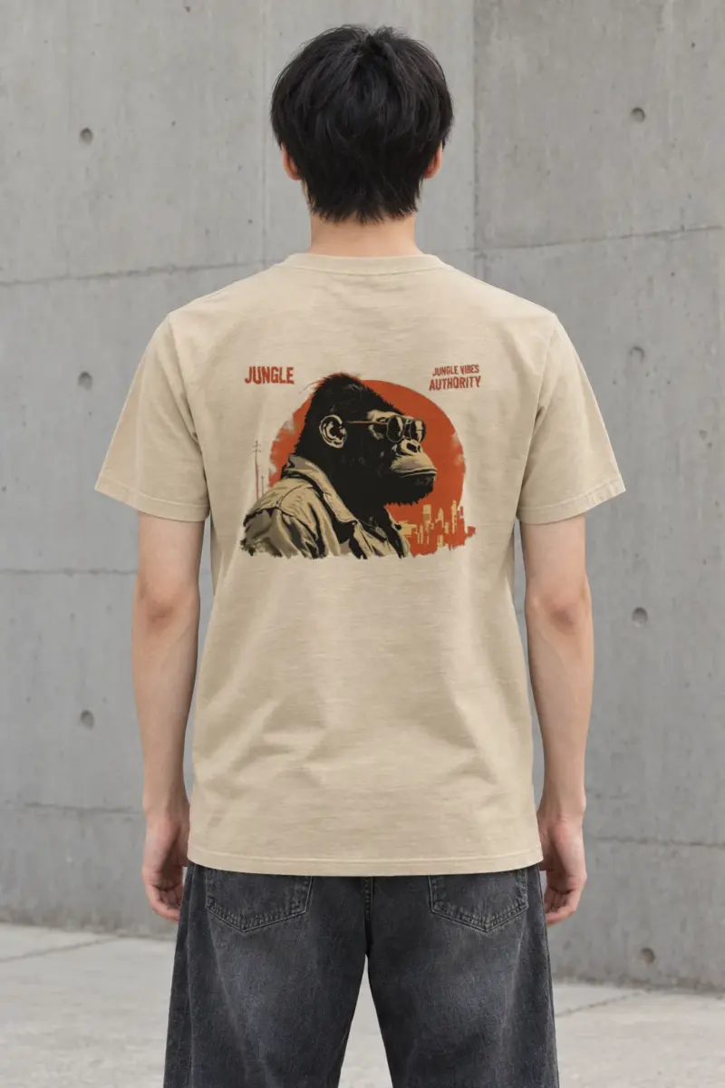 "Jungle Vibes Authority" Heavyweight Unisex Crewneck T-shirt