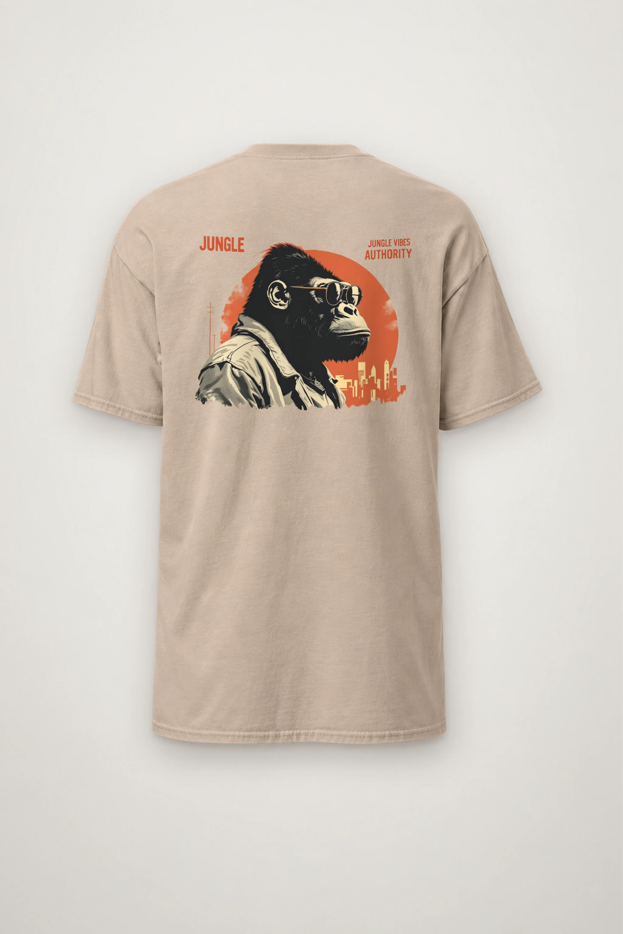 "Jungle Vibes Authority" Heavyweight Unisex Crewneck T-shirt