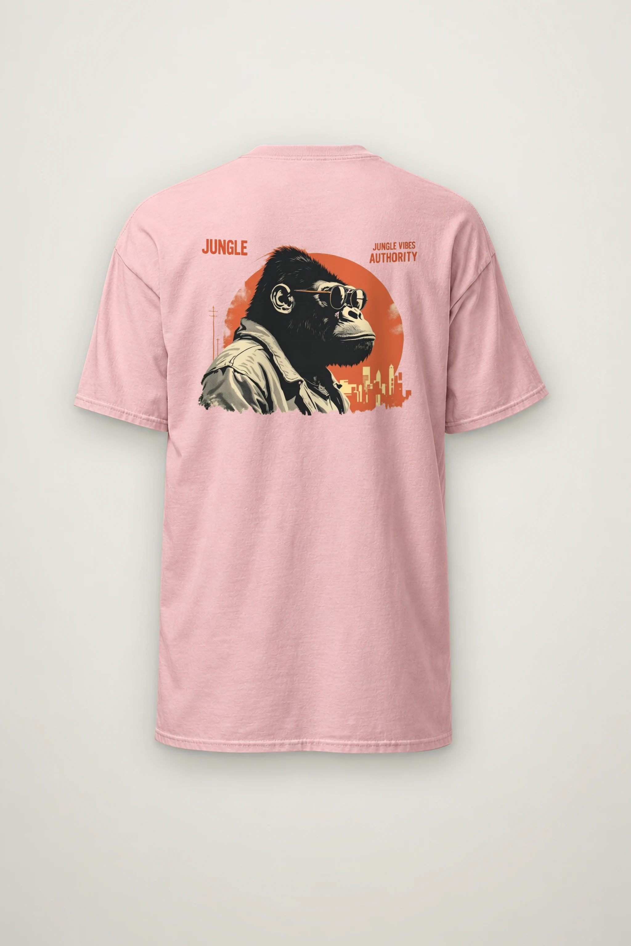 "Jungle Vibes Authority" Heavyweight Unisex Crewneck T-shirt