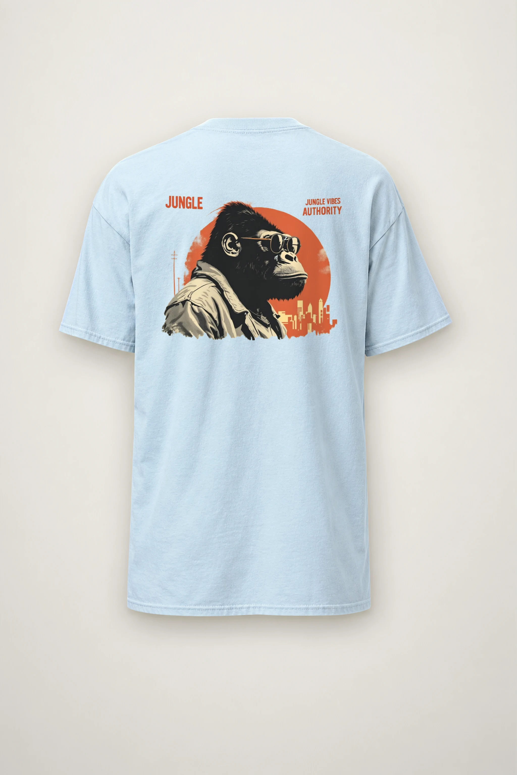 "Jungle Vibes Authority" Heavyweight Unisex Crewneck T-shirt