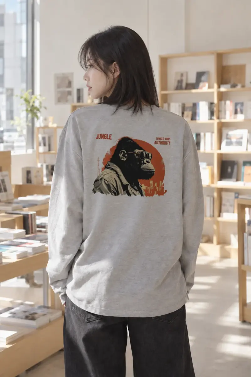 "Jungle Vibes Authority" Unisex Longsleeve T-shirt | Gildan 2400