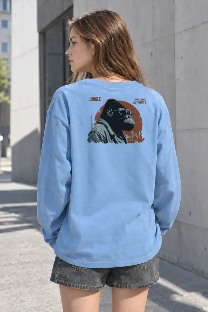 "Jungle Vibes Authority" Unisex Longsleeve T-shirt | Gildan 2400