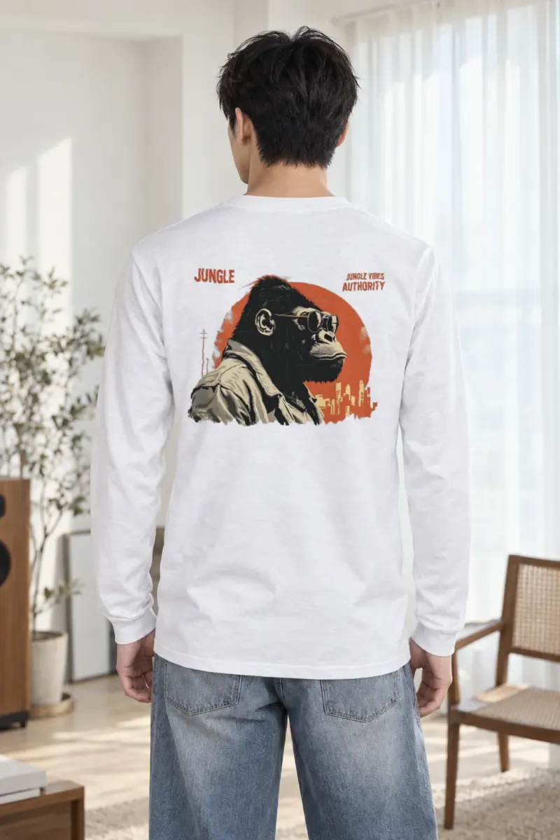 "Jungle Vibes Authority" Unisex Longsleeve T-shirt