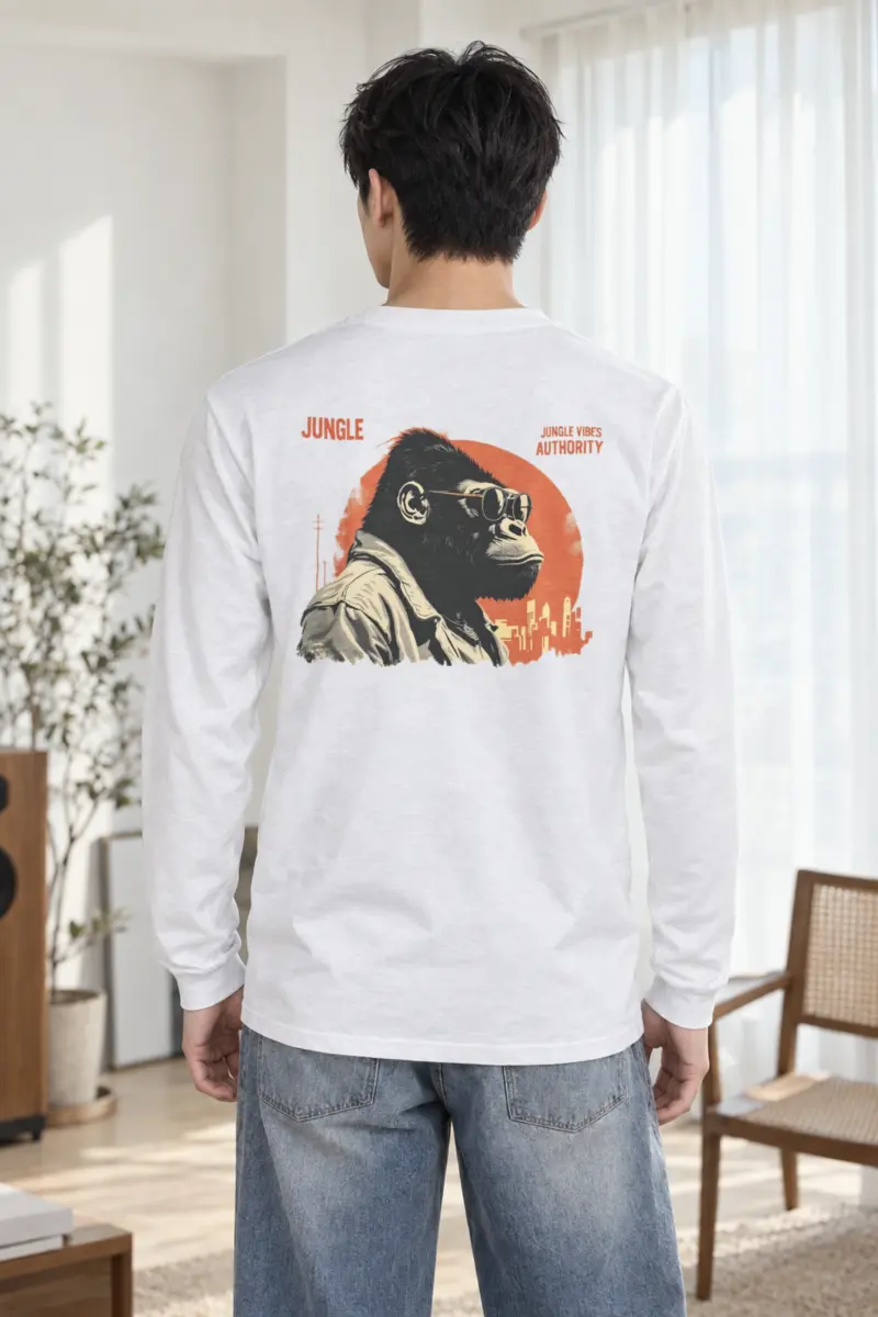 "Jungle Vibes Authority" Unisex Longsleeve T-shirt