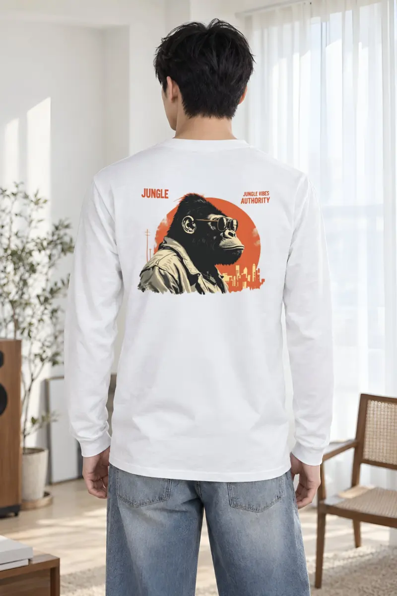 "Jungle Vibes Authority" Unisex Longsleeve T-shirt