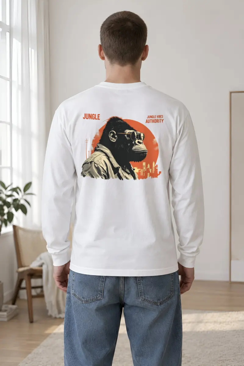 "Jungle Vibes Authority" Unisex Longsleeve T-shirt