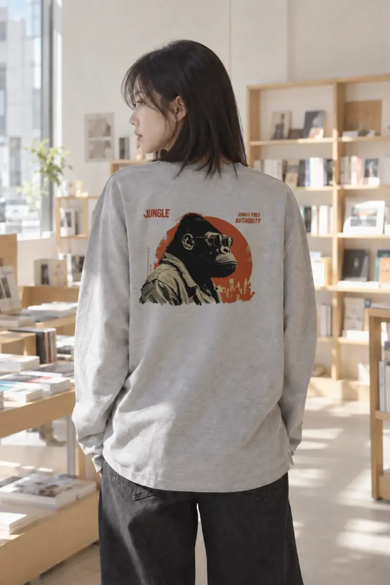 "Jungle Vibes Authority" Unisex Longsleeve T-shirt | Gildan 2400