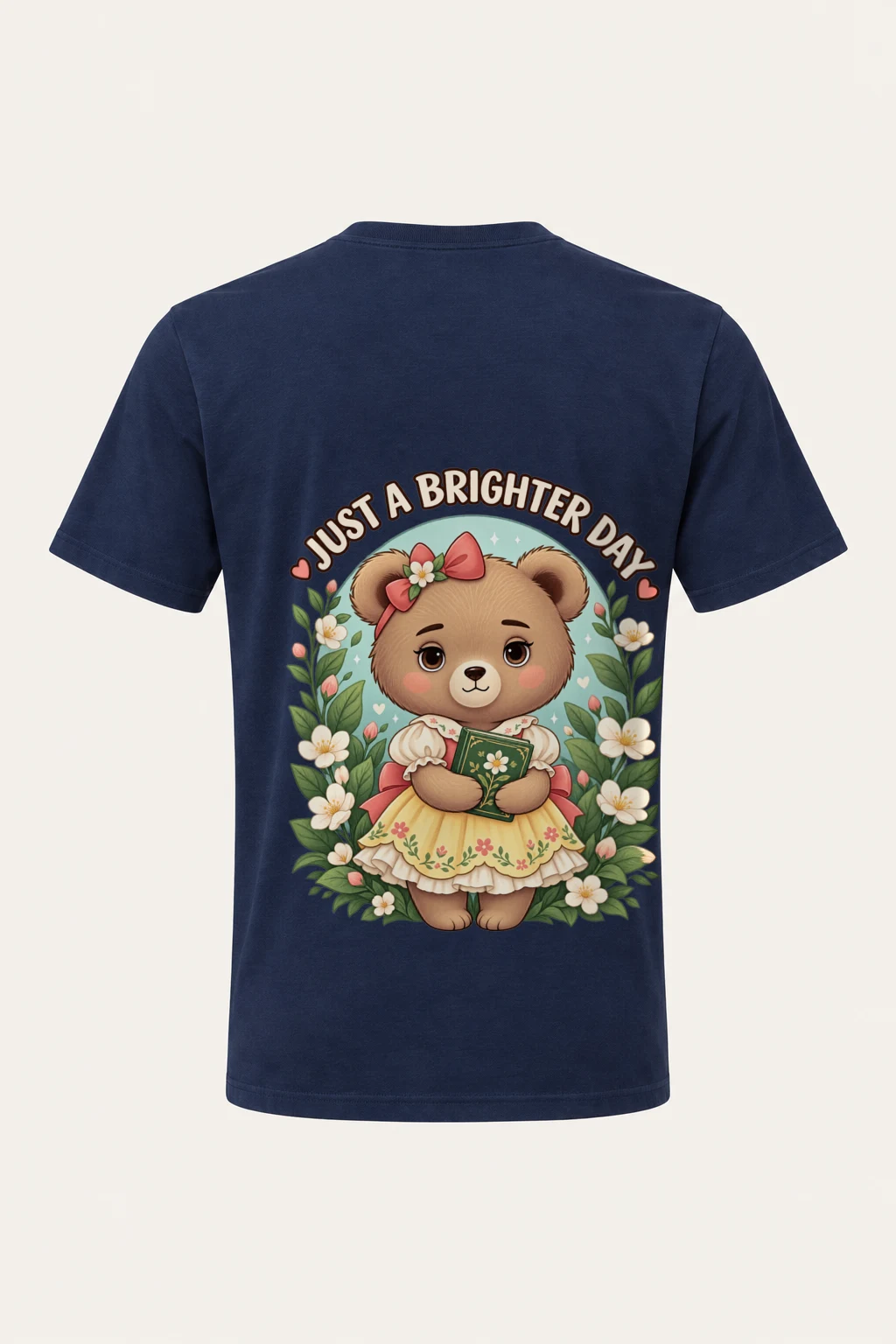 "Just A Brighter Day" Heavyweight Unisex Crewneck T-shirt | Gildan 5000