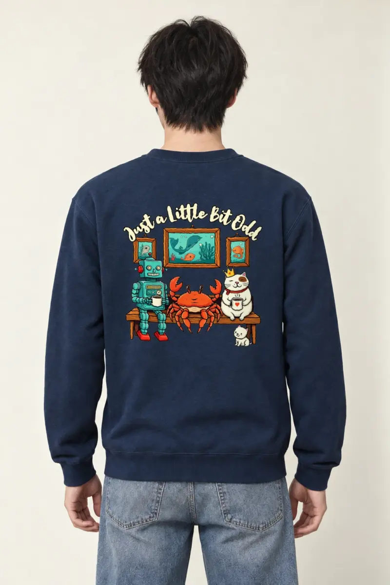 "Just A Little Bit Odd" Heavy Blend Unisex Crewneck Sweatshirt