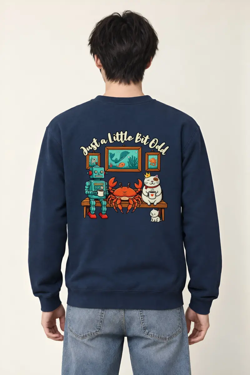 "Just A Little Bit Odd" Heavy Blend Unisex Crewneck Sweatshirt