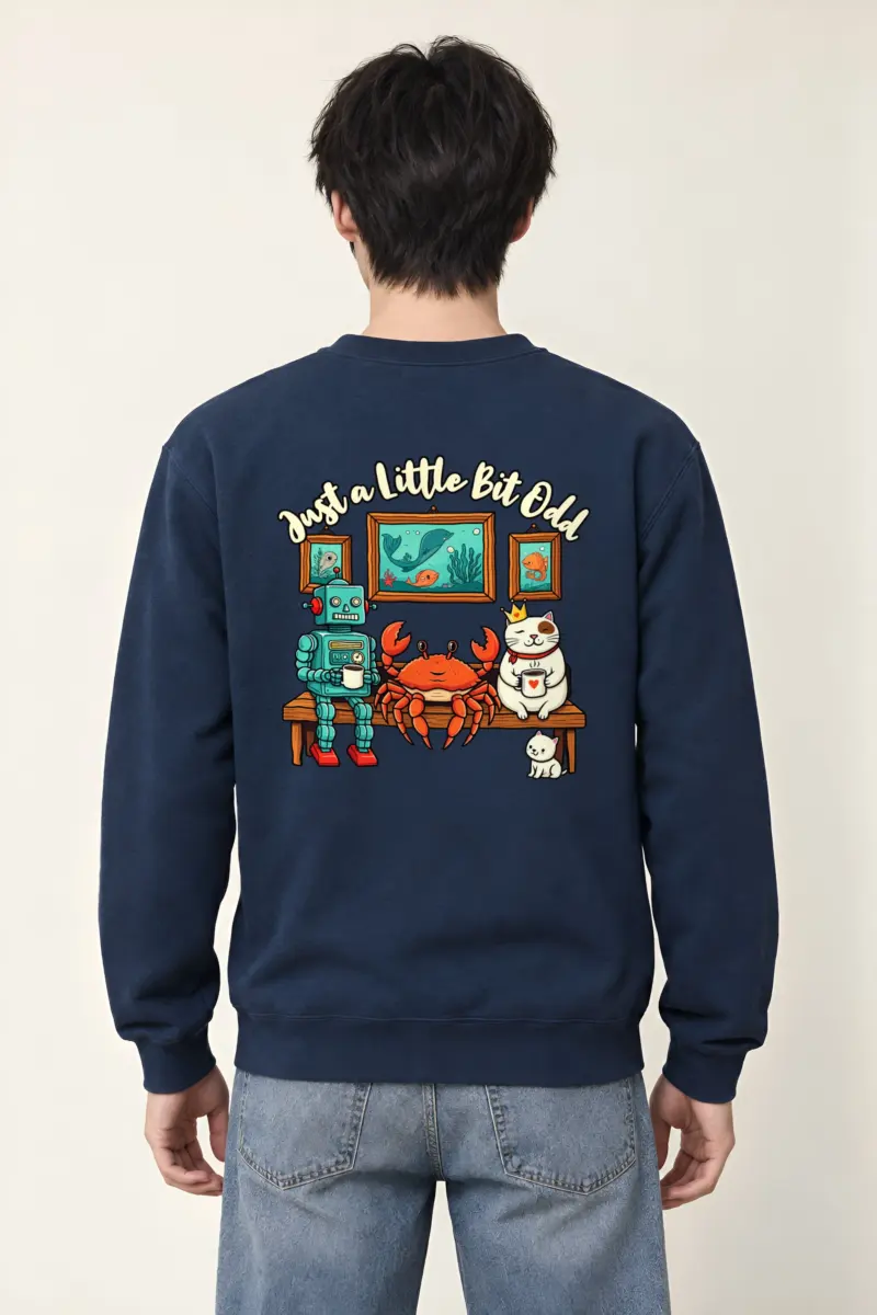 "Just A Little Bit Odd" Heavy Blend Unisex Crewneck Sweatshirt