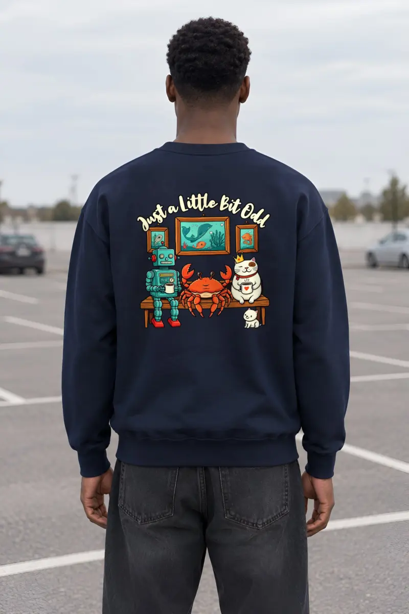 "Just A Little Bit Odd" Heavy Blend Unisex Crewneck Sweatshirt