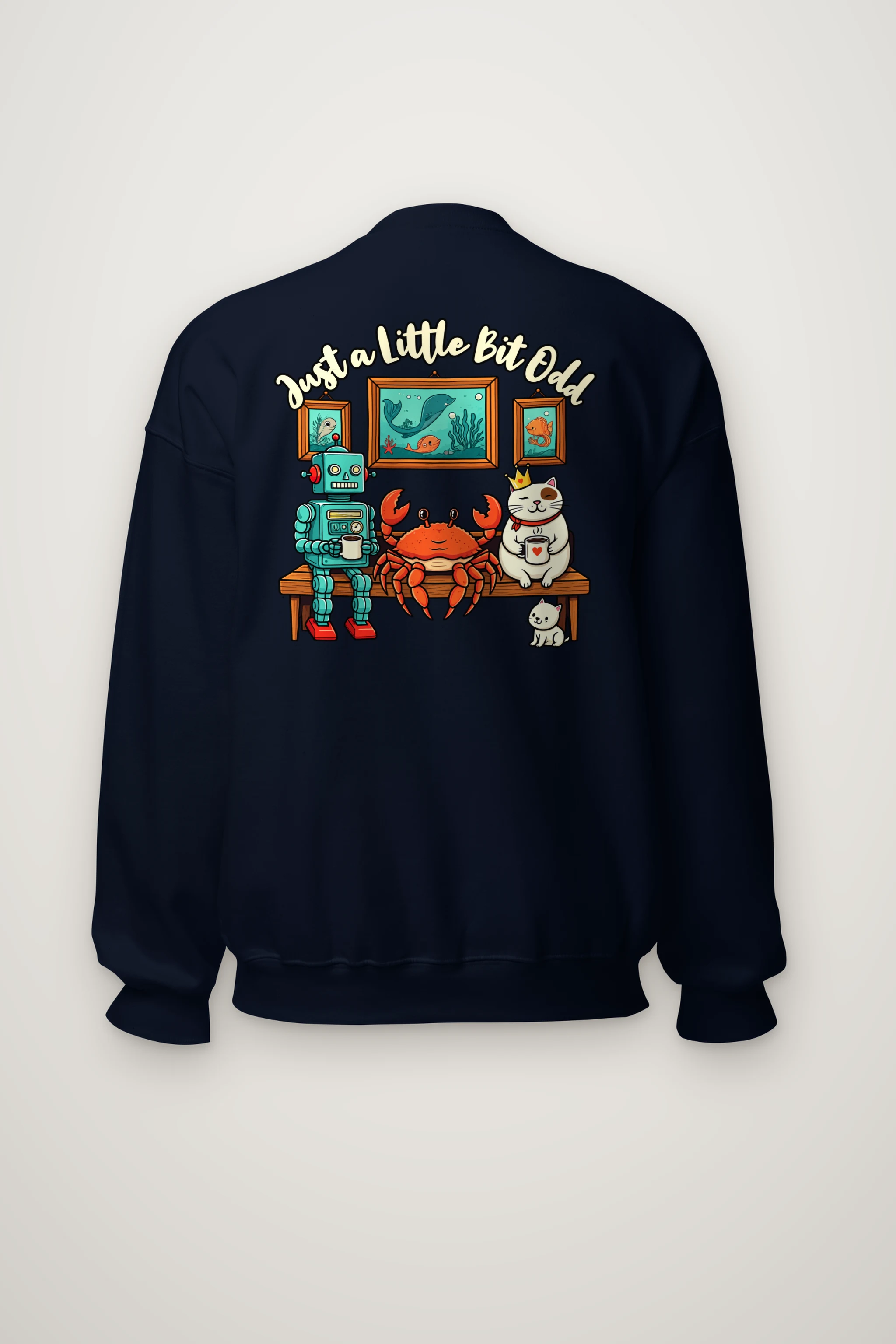 "Just A Little Bit Odd" Heavy Blend Unisex Crewneck Sweatshirt