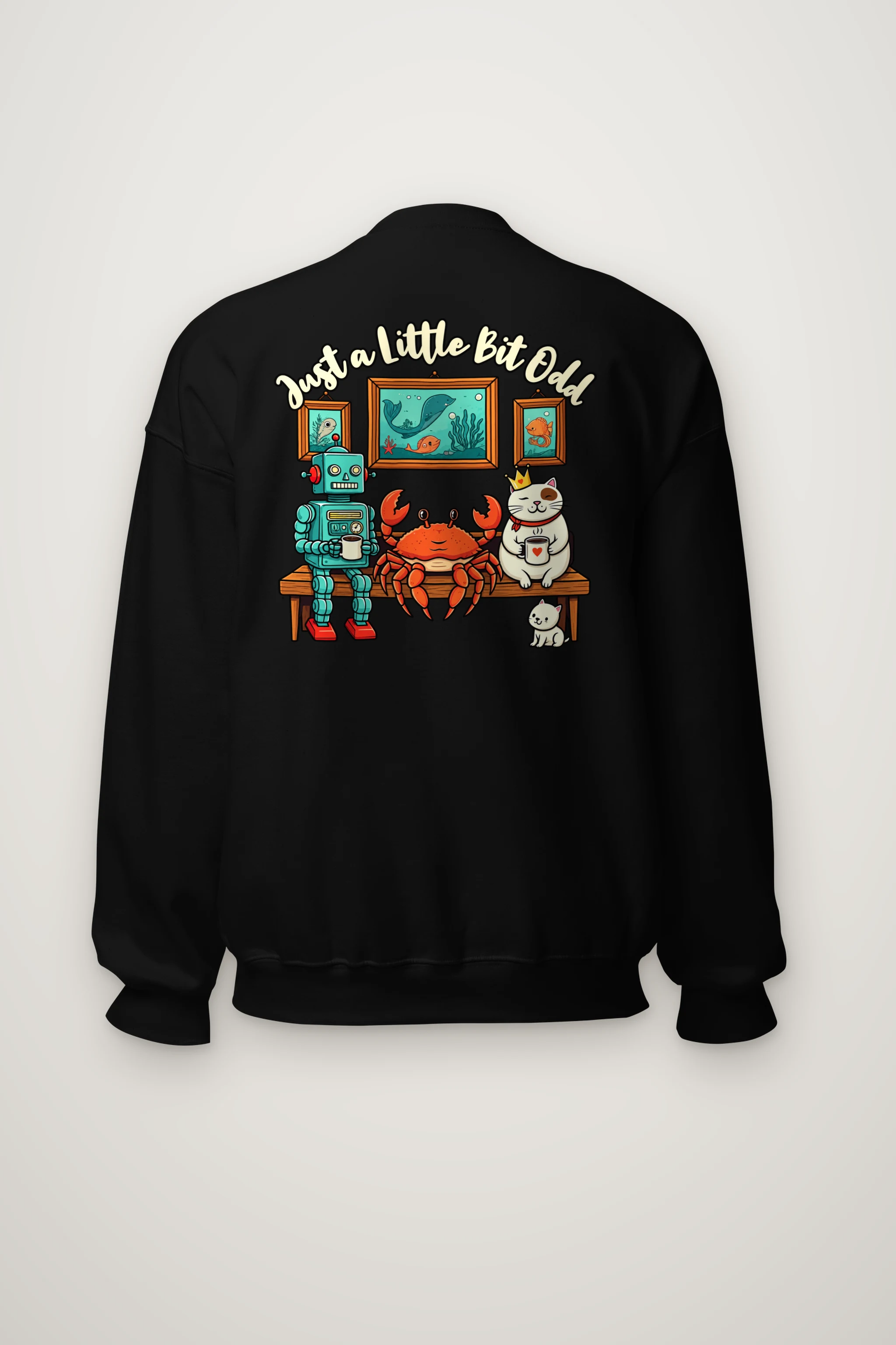 "Just A Little Bit Odd" Heavy Blend Unisex Crewneck Sweatshirt