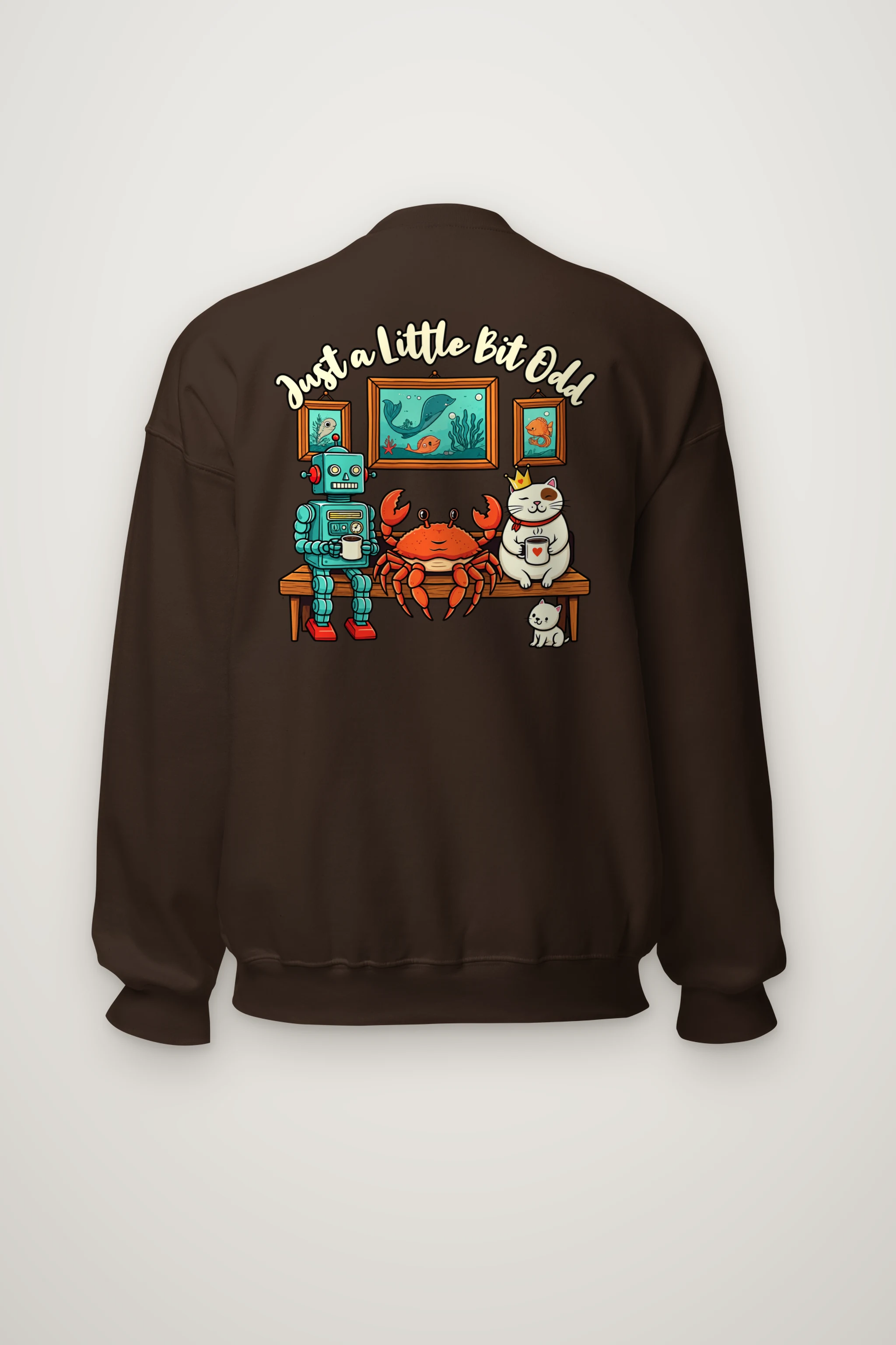 "Just A Little Bit Odd" Heavy Blend Unisex Crewneck Sweatshirt