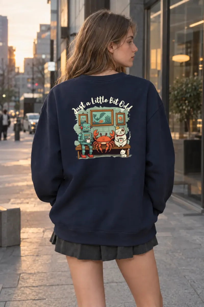 "Just A Little Bit Of Ocean" Heavy Blend Unisex Crewneck Sweatshirt | Gildan 18000