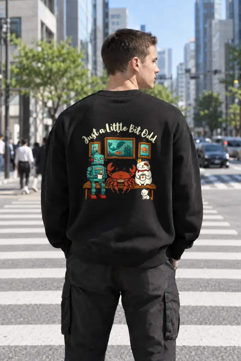 "Just A Little Odd" Heavy Blend Unisex Crewneck Sweatshirt | Gildan 18000