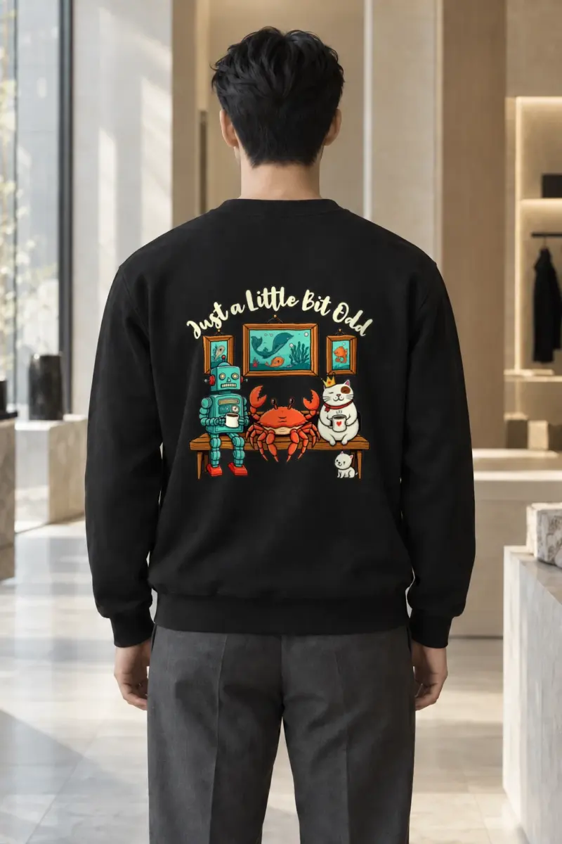 "Just A Little Odd" Heavy Blend Unisex Crewneck Sweatshirt | Gildan 18000