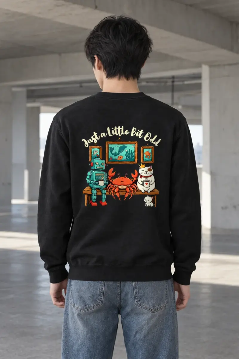 "Just A Little Odd" Heavy Blend Unisex Crewneck Sweatshirt