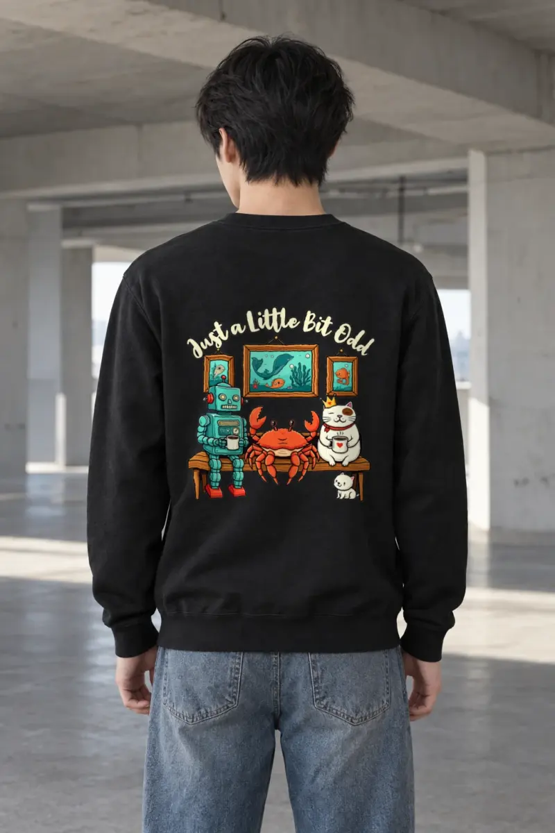 "Just A Little Odd" Heavy Blend Unisex Crewneck Sweatshirt