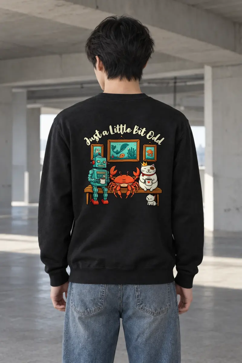 "Just A Little Odd" Heavy Blend Unisex Crewneck Sweatshirt