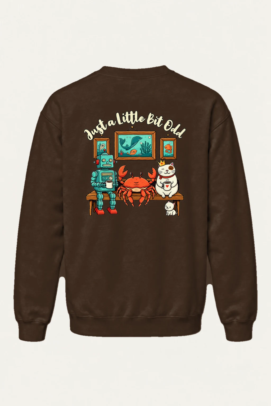 "Just A Little Odd" Heavy Blend Unisex Crewneck Sweatshirt | Gildan 18000