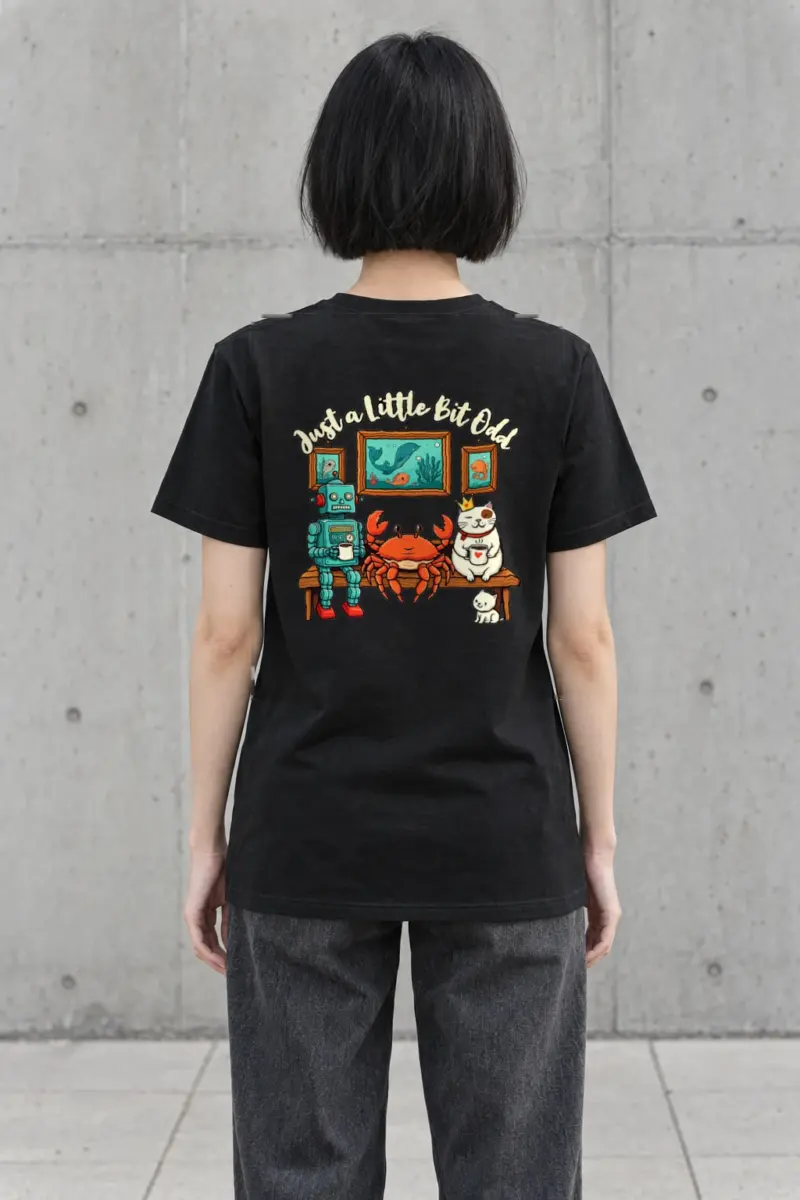 "Just A Little Odd" Heavyweight Unisex Crewneck T-shirt