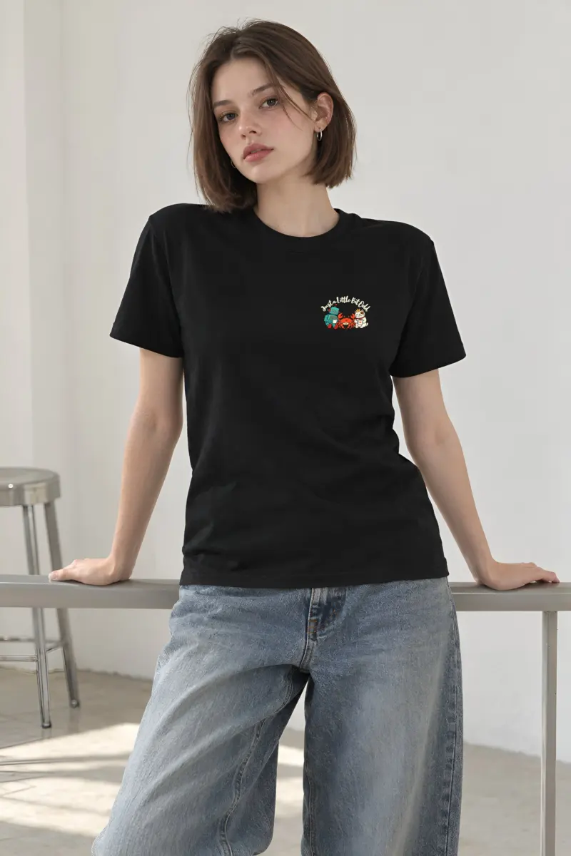 "Just A Little Odd" Heavyweight Unisex Crewneck T-shirt