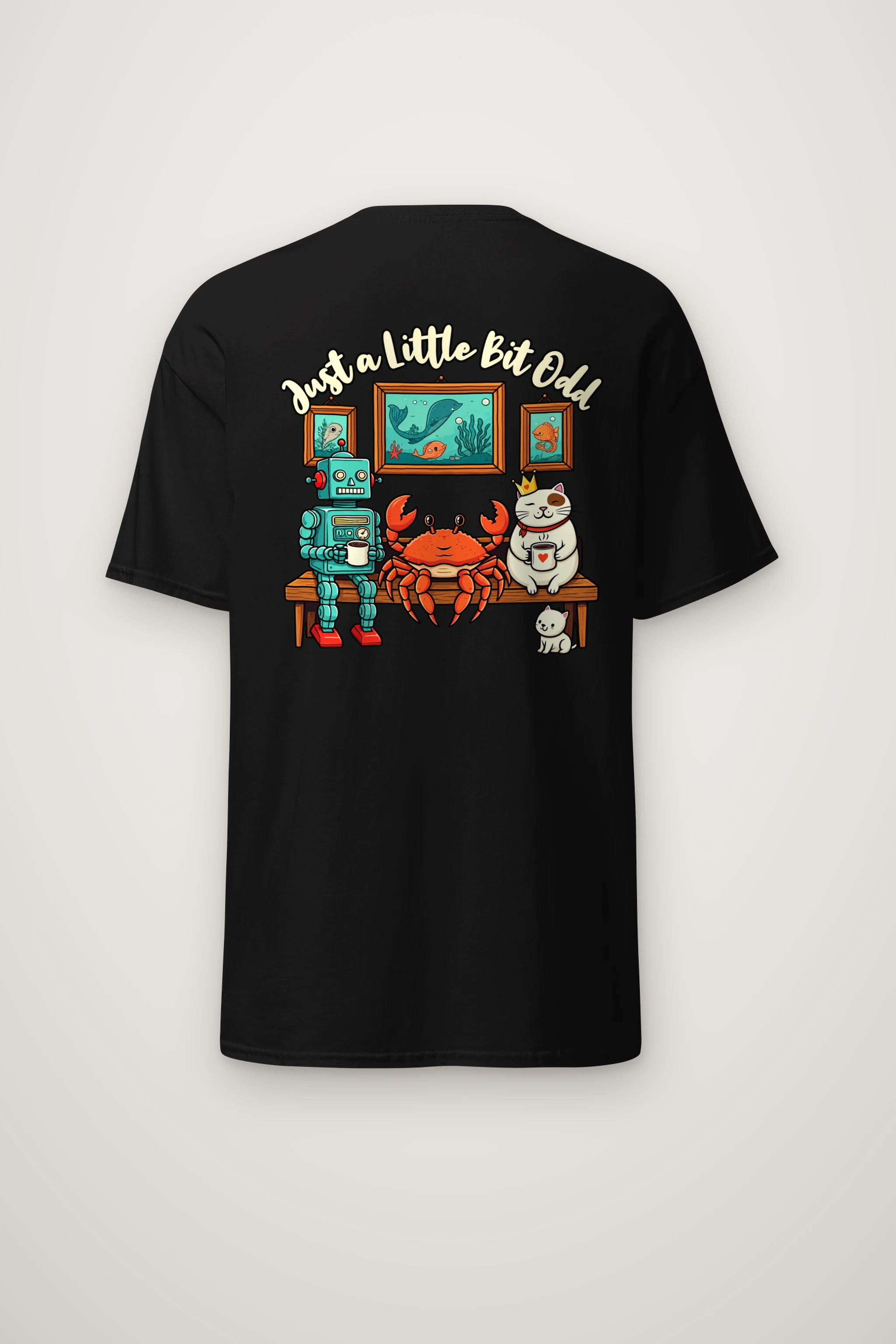 "Just A Little Odd" Heavyweight Unisex Crewneck T-shirt