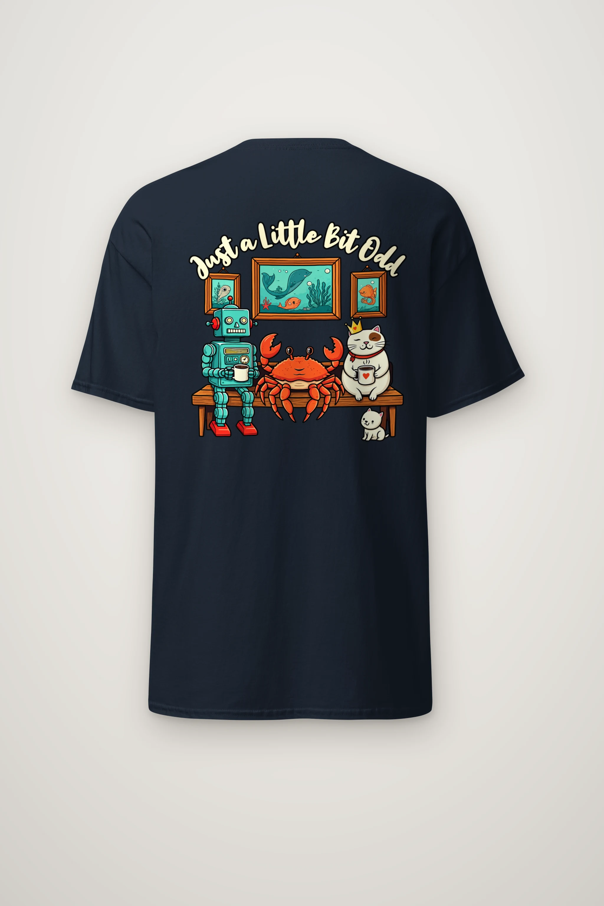 "Just A Little Odd" Heavyweight Unisex Crewneck T-shirt