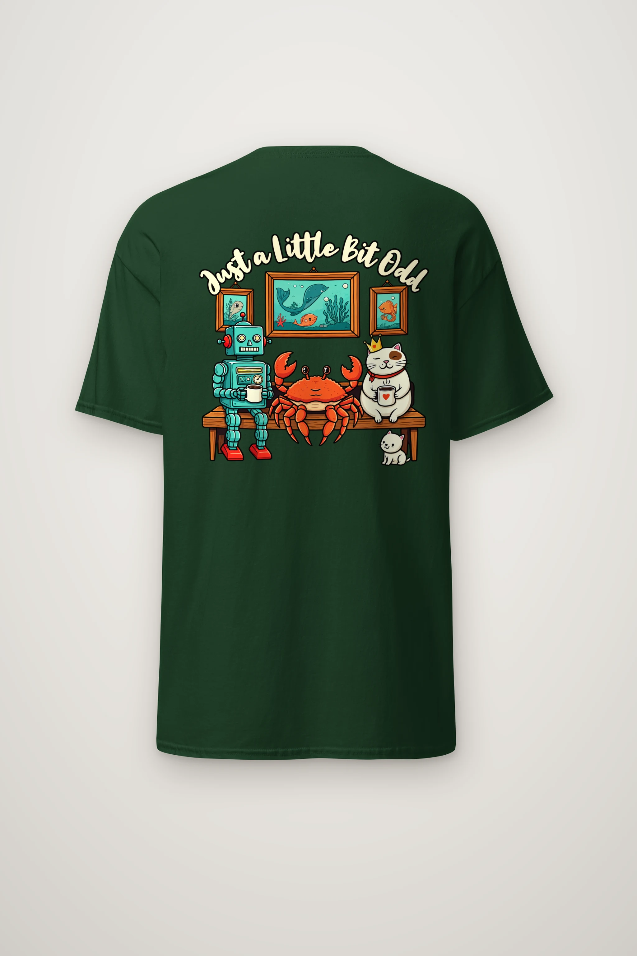 "Just A Little Odd" Heavyweight Unisex Crewneck T-shirt